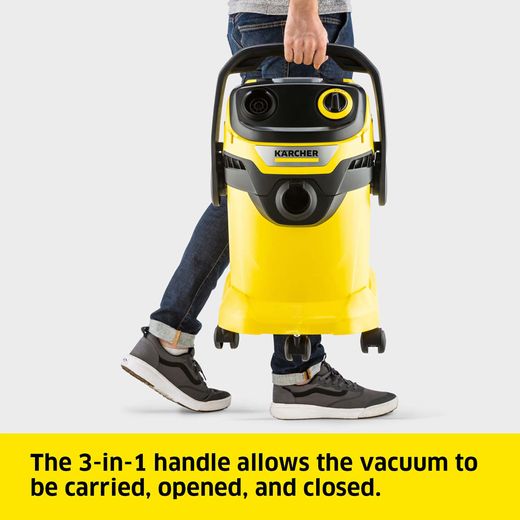 Kärcher WD 5 WD 5 Wet & Dry Cleaner - Yellow - Annotation - Handle